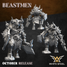 BEAST MINOTAUR x5 - Beastmen| White Angels