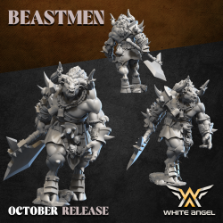 BEAST MINOTAUR x5 - Beastmen| White Angels