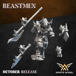 BEAST MINOTAUR x5 - Beastmen| White Angels