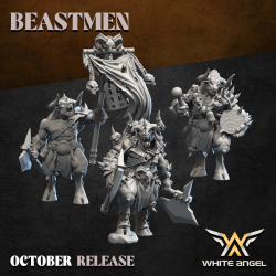 BEAST MINOTAUR x5 - Beastmen| White Angels