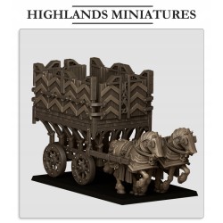 Sunland Armored Wagon - Druk 3d - Highlands Miniatures