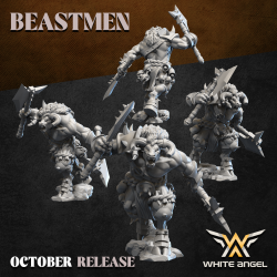 BEAST MINOTAUR x5 - Beastmen| White Angels