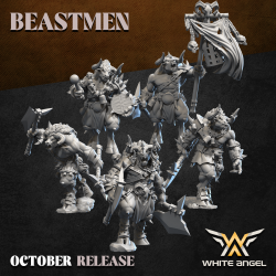 BEAST MINOTAUR x5 - Beastmen| White Angels