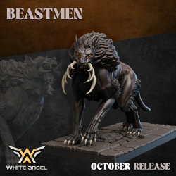 Beast Thing Wolf x5 - Beastmen |  White Angels