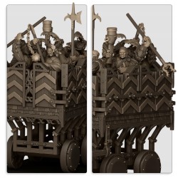 Sunland Armored Wagon - Druk 3d - Highlands Miniatures