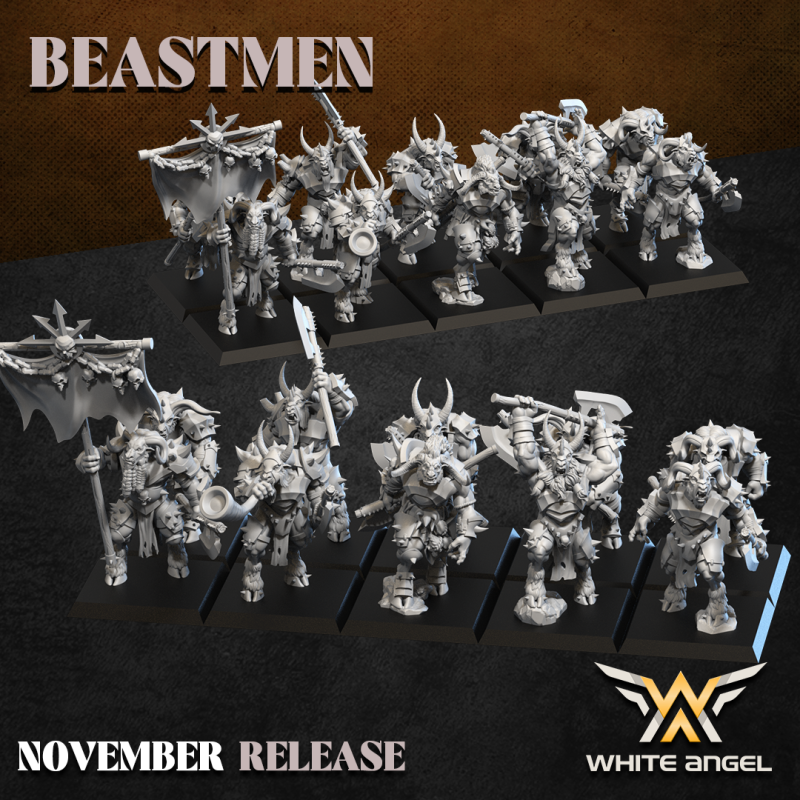 Heavy beast Warrior 2h x10| White Angels | Beastmen