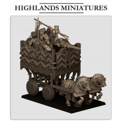 Sunland Armored Wagon - Druk 3d - Highlands Miniatures