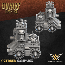 DWARF TANK DELUXE  White Angel Miniatures | Dwarfs
