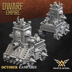 DWARF TANK DELUXE  White Angel Miniatures | Dwarfs
