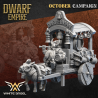 BARRELMAN CART | White Angel Miniatures | Dwarfs