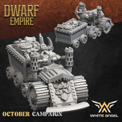 DWARF ROLLER | White Angel Miniatures  | Dwarfs