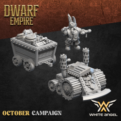 DWARF ROLLER | White Angel Miniatures  | Dwarfs