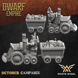 DWARF ROLLER | White Angel Miniatures  | Dwarfs