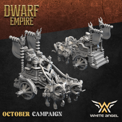 DWARF CHARIOT | White Angel | Dwarfs