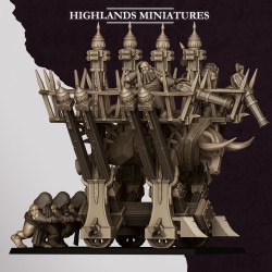 Blazing Icon of Marduk | Highlands Miniatures | Chaos Dwarfs
