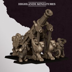 Sons of Marduk Mortar | Highlands Miniatures | Chaos Dwarfs