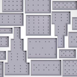 25x25 mm Movement Trays z miejscami na magnesy | 5x2 | Txarli Factory