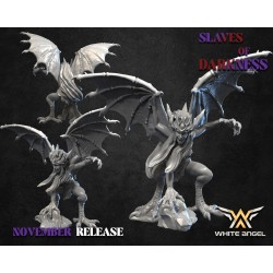 Harpies x5 - Bigusson - 3D - White Angels