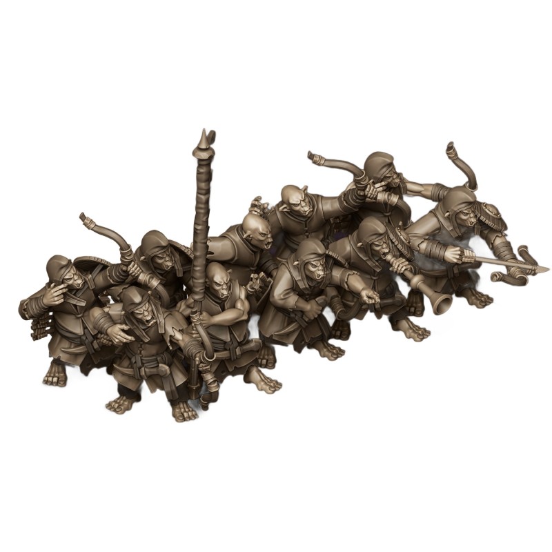 Hobgoblin Archers x10 - Highlands Miniatures