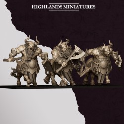 Marduk Minotaurs x3 regular - Highlands Miniatures