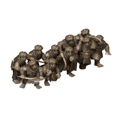 Hobgoblin Backstabbers x 10- Highlands Miniatures