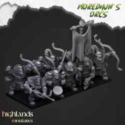 Orc Archers x10 - Bigusson - Druk 3d - Highlands Miniatures