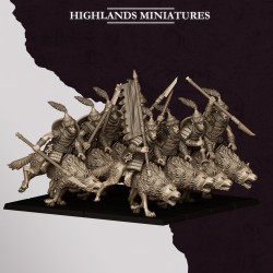 Hobgoblin Riders  x10- Highlands Miniatures
