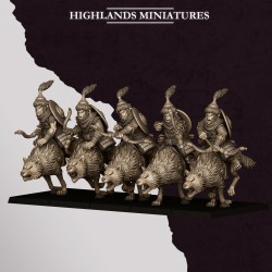 Hobgoblin Riders  x10- Highlands Miniatures