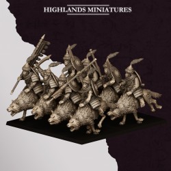 Hobgoblin Riders  x10- Highlands Miniatures