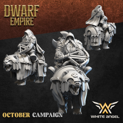 Dwarf Ranger Bear x5 | White Angel Miniatures