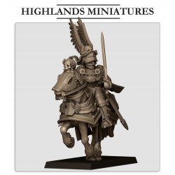 Sunland General on Horse - Bigusson - Highlands Miniatures