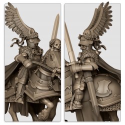 Sunland General on Horse - Bigusson - Highlands Miniatures