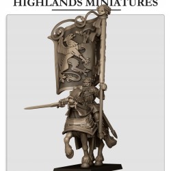 Sunland Battle Standard Bearer - druk 3d - Bigusson - Highlands Miniatures