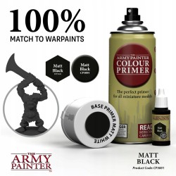 Podkład w sprayu Army Painter Colour primer CP3001 matt black 400 ml