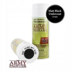 Podkład w sprayu Army Painter Colour primer CP3001 matt black 400 ml