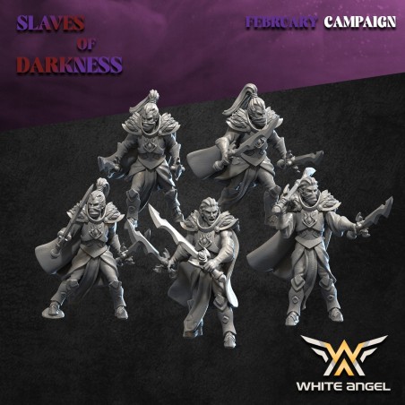 SHADOW (new) x 5 - Bigusson - Druk 3D - White Angels