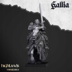 Questing Knights x 6 (3 + cmd) - druk 3d - Bigusson - Highlands Miniatures
