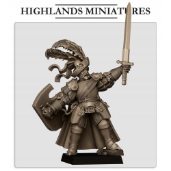 Sunland General on Foot - Druk 3d - Bigusson - Highlands Miniatures