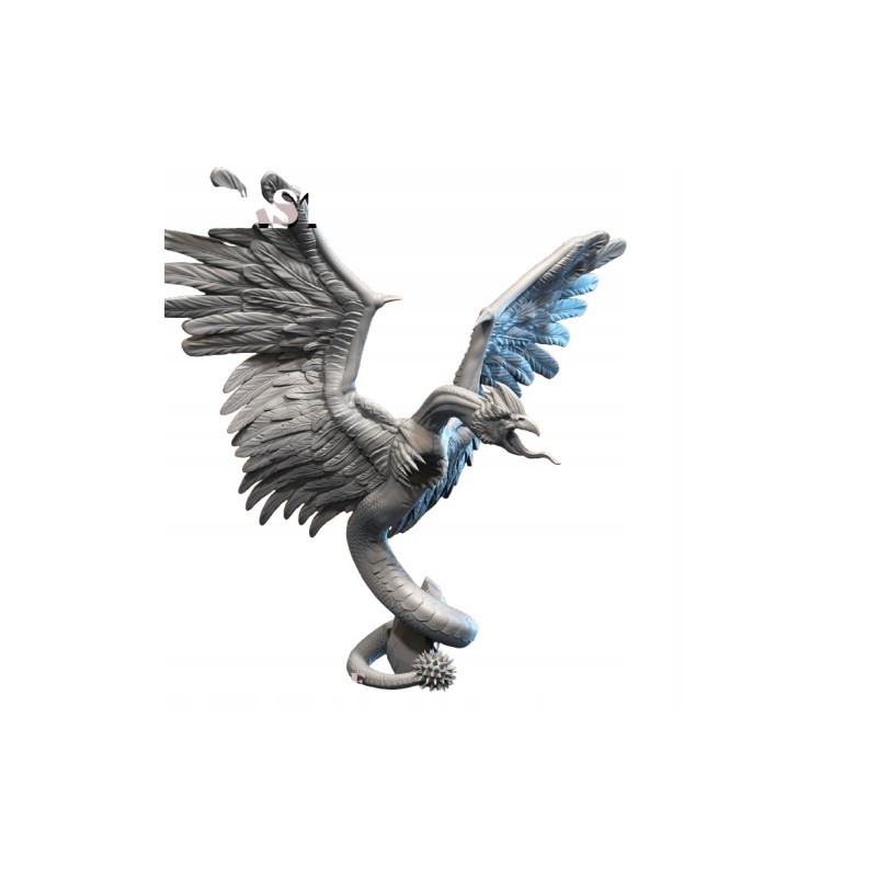 BEAST BIRD THING Bigusson Druk 3D White Angels