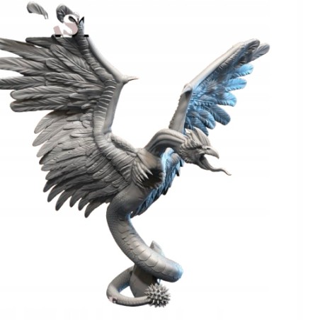 BEAST BIRD THING Bigusson Druk 3D White Angels