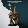 Mounted Aegean Mage on Horse - Bigusson - druk 3d - Highlands Miniatures