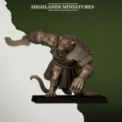 Ratgors x1 - Bigusson - Druk 3d - Highlands Miniatures