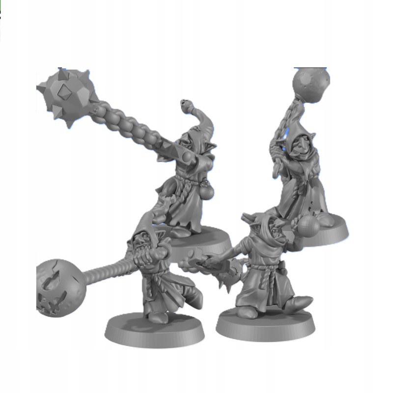 ORCS & GOBLINS: Cave Goblin Cave Goblin Fanatics x4 - Monstrous Encounters