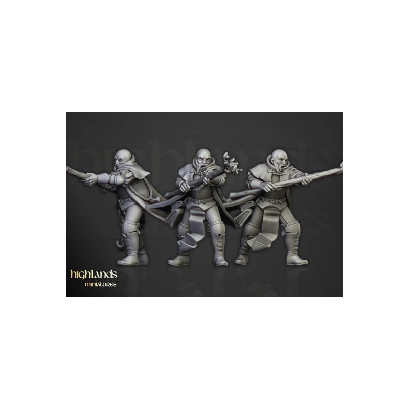 Highlands Miniatures Battle Wizards on foot