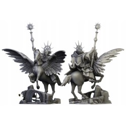 High Mage of Sunland on Pegasus - Mag na pegazie - Highlands Miniatures