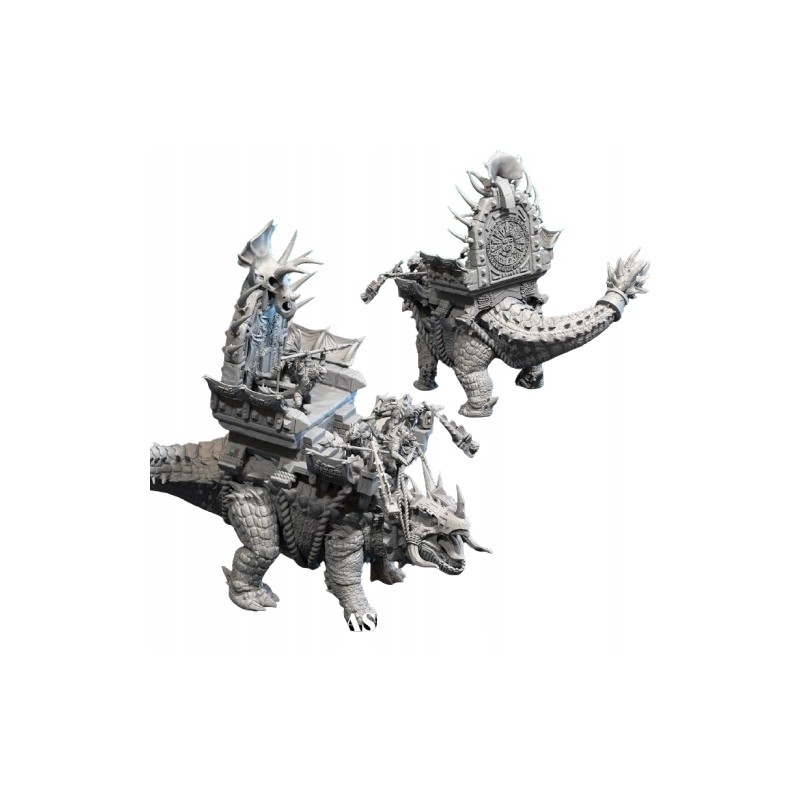 TRICERATOPS 2 - LIZARDMEN druk 3d White Angels