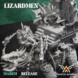 TRICERATOPS 2 - LIZARDMEN druk 3d White Angels