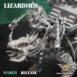 TRICERATOPS 2 - LIZARDMEN druk 3d White Angels