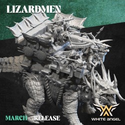 TRICERATOPS 1 - LIZARDMEN druk 3d White Angels
