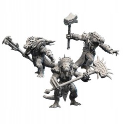 CROCOGATOR LIZARDMEN Druk 3d White Angels